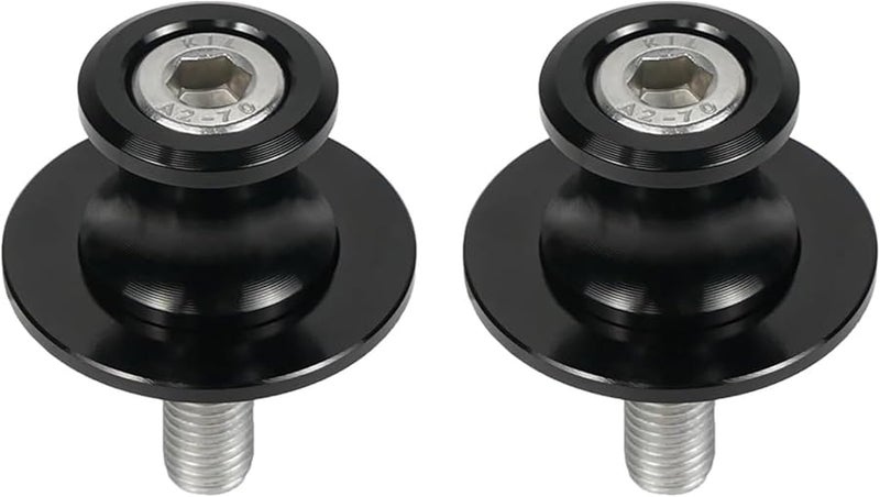 Black Swingarm Spools Sliders For Suzuki GSXR GSX R GSX S And BMW S1000RR Models - Image 1